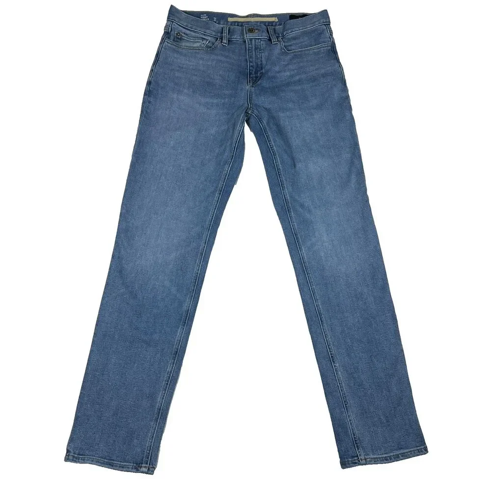 Banana Republic Men's Jeans 31x32 Slim Utility Light Wash Stretch Lyocell